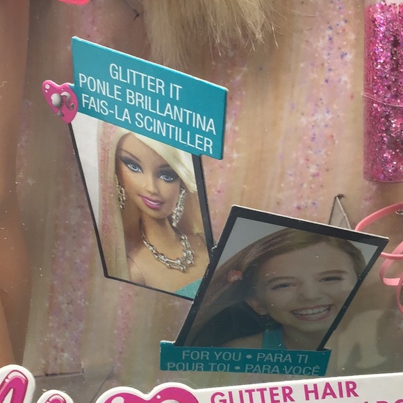 Mattel Barbie Loves Glitter Hair Play Set - Picture 7 of 7